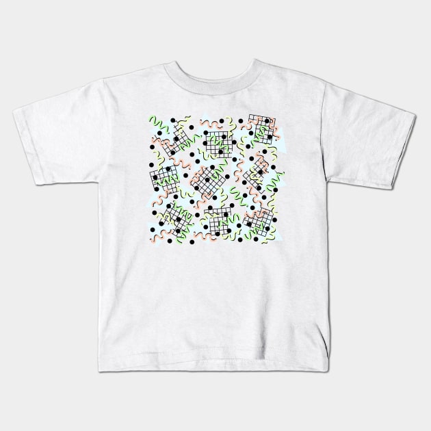 Memphis Kids T-Shirt by fivemmPaper